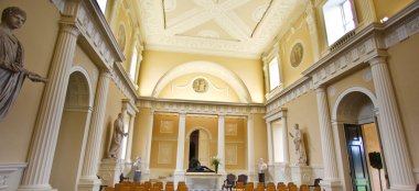 The Great Hall Set For A Wedding Ceremony At Syon Park A Unique Wedding Venue In Middlesex Near London Featured On The Gay Wwedding Guide 9 380X174