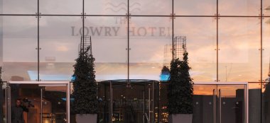 The Lowry Hotel Entrance Gay Wedding Guide Gay Wedding Venue Manchester Luxury Hotel Manchester Gay 9 380X174