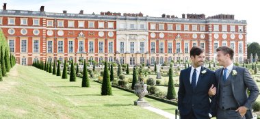 The Privy Garden Wedding Photography At Hampton Court Palace Unique Royal Wedding Venue Surrey Gay Palace Wedding Guide 9 380X174