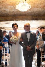 Walking Down The Aisle At Emma And Amy Lesbian Wedding At Ocean Kave Image By Mrsjutsonphotography 1 5 153X229