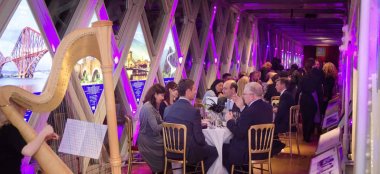 Walkway Dinner At Tower Bridge Weddding Venue London Gay Wedding Guide Unique Venue 9 380X174