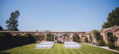 Walled Garden The Big Yurt At Kingston Estate Country House Wedding Venue Devon Gay Wedding Guide 9 380X174