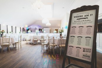 Wedding Breakfast Layout At Scott And Guys Gay Wedding Image Copyright Hannah Hall Photography Via The Gay Wedding Guide 3 5 345X229