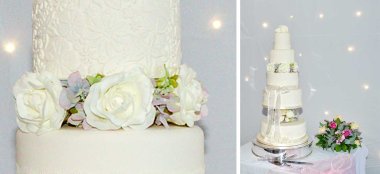Wedding Cake At Derwentwater Hotel Wedding Venue Lake District Gay Wedding Guide 9 380X174
