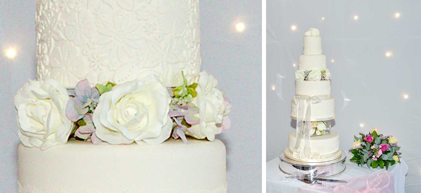 Wedding Cake at Derwentwater Hotel Wedding Venue Lake District Gay Wedding Guide 9