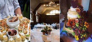 Wedding Food And Wedding Cheesecake At The Olde Bell Inn Gay Wedding Venue Berkshire Via The Gay Wedding Guide 9 380X174