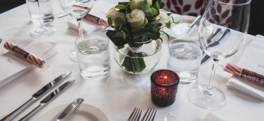 Wedding Place Setting At Drakes Brighton Boutique Hotel And Wedding Venue In Brighton Via Gay Wedding Guide 1 9 380X174