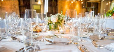 Wedding Table Set Up At Century Club Wedding Venue London Gay Wedding Guide 9 380X174
