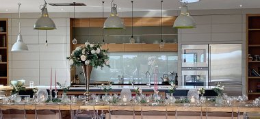 Wedding Breakfast At High Leases Diy Wedding Venue Yorkshire Gay Wedding Guide 9 380X174