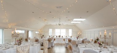 Wedding Breakfast Layout At The Kings Arms Dorset Wedding Venue Gay Wedding Guide 9 380X174