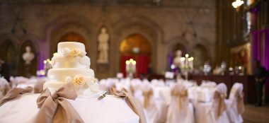 Wedding Cake At The Town Hall Manchester A Gay Wedding Venue In Manchester Featured On Gwg 9 380X174
