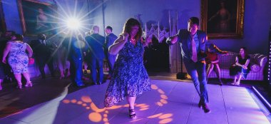 Wedding Guests Dance At Unique Wedding Venue Strawberry Hill House Via Gay Wedding Guide Image By Owen Billcliffe Photography 9 380X174