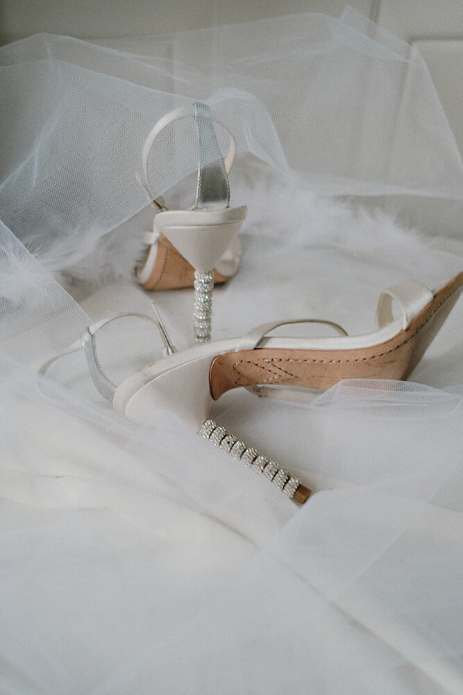 Wedding shoes at Swan Lake wedding shoot styled via Gay Wedding Guide 8