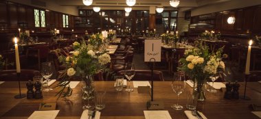 Wedding Table 2 Layout At Hawksmoor Wedding Venue London Gay Wedding Guide 9 380X174