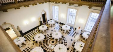 Weddnig Breakfast Layout At The National Maritime Museum Unique Wedding Venue Queens House Greenwich Wedding Venue Via The Gay Wedding Guide 9 380X174