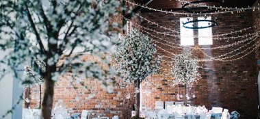 Winter Wedding Breakfast Layout At Hilton Chester Country House Wedding Venue Cheshire Gay Wedding Guide 9 380X174