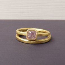 Zola Pink Diamond Ethical Engagement Ring With Charly Ethical Wedding Band 230X230