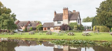 Beer Garden At The Moat House Wedding Venue Staffordshire Gay Wedding Guide 9 380X174