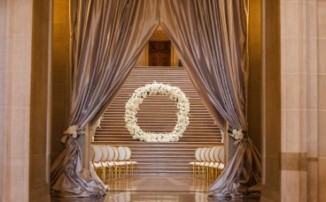 Big Round Flower Bouquet Before Derrick And Michael Gay Wedding Ceremony 3 5 368X229