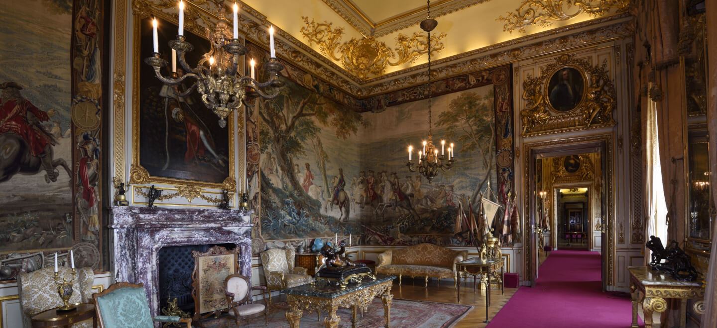 blenheim palace second state room at Blenheim Palace Park wedding venue Oxfordshire gay wedding guide 9