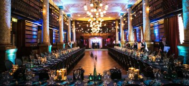 Blue Lighting 2 At Wedding Styled By Gay Wedding Planner Shiraz Events Via The Gay Wedding Guide 6 380X174