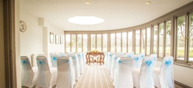 Blue Wedding Theme At Southdowns Manor Luxury Gay Wedding Venue In Petersfield Gu31 9 380X174