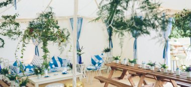 Blue Wedding Theme By Knot And Pop Luxury Wedding Planners London Via The Gay Wedding Guide 6 380X174