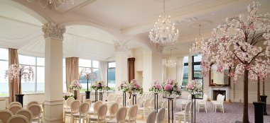 Ceremony Setup At Slieve Donard Newcastle County Down Wedding Northern Ireland Gay Wedding Guide 9 380X174