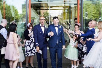 Confetti Throw At Real Gay Wedding Of Martin And Grey Copyright Jennifer Langridge 3 5 344X230