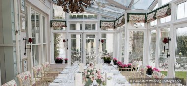 Conservatory At Summer Lodge Award Winning Wedding Venue Dorset Gay Wedding Guide 1 9 380X174