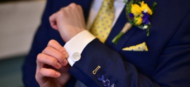 Cuffs Whitfield Ward Gay Lesbian Wedding Suit Hire Tailor Cheshire Gay Wedding Guide 6 380X174