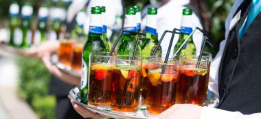 Drinks At Warwick House Luxury Gay Weddiung Venue In Warwickshire 9 380X174
