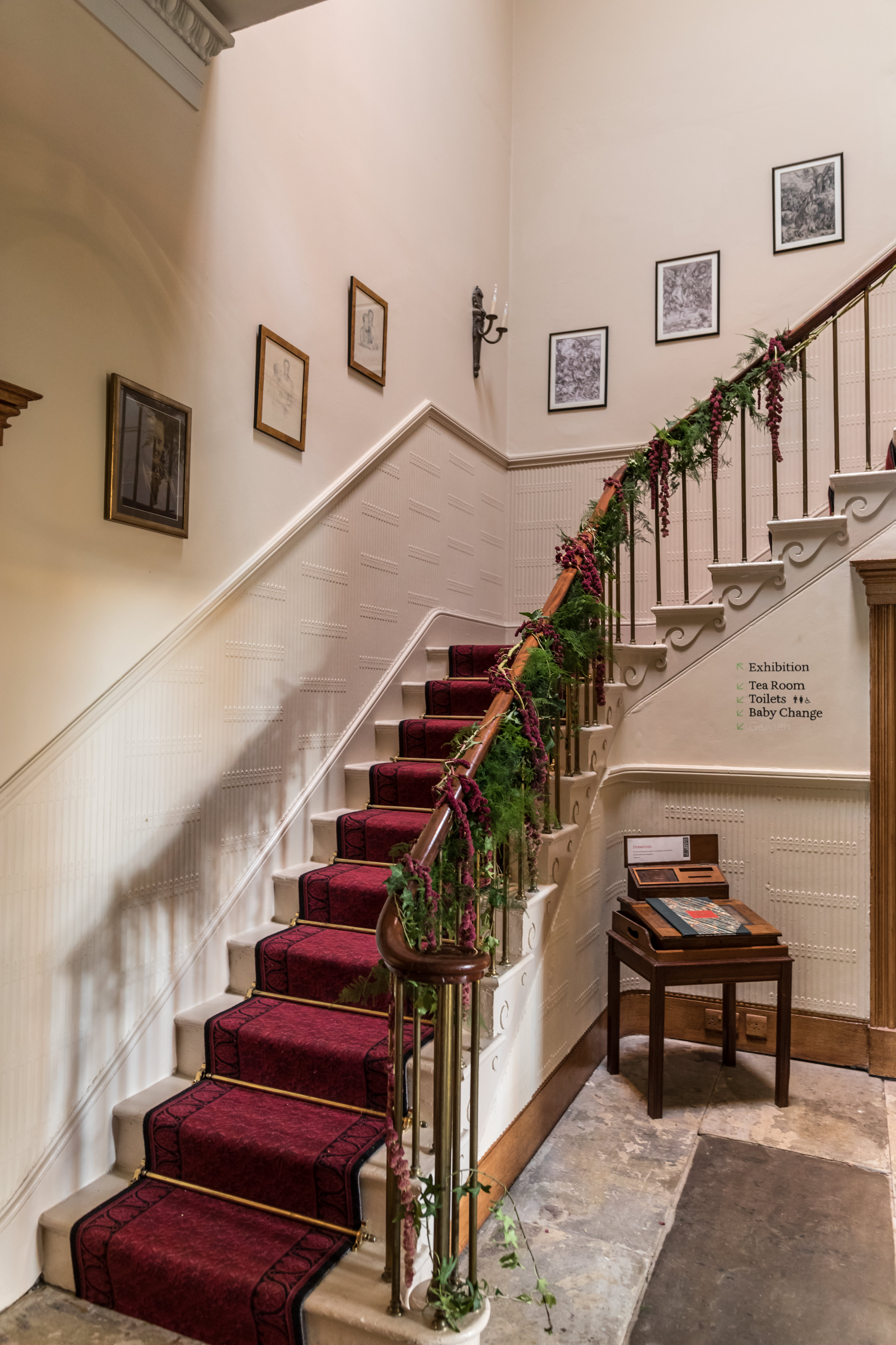 elizabeth gaskell house staircase