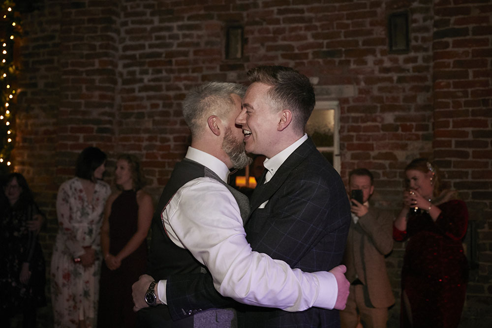 first dance at gay wedding of Rory and Colin image by Hoult Photography via Gay Wedding Guide 1 5