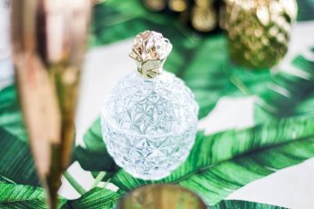 Glass Pineappel Exotic Tropical Wedding Theme Styled Shoot By Paola De Paola Via The Gay Wedding Guide 8 345X230