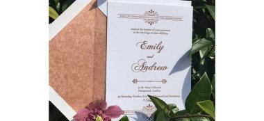 Kenwood Wedding Invitation Gay Wedding Stationery Pemberley Fox Stationers Via The Gay Wedding Guide 6 380X174