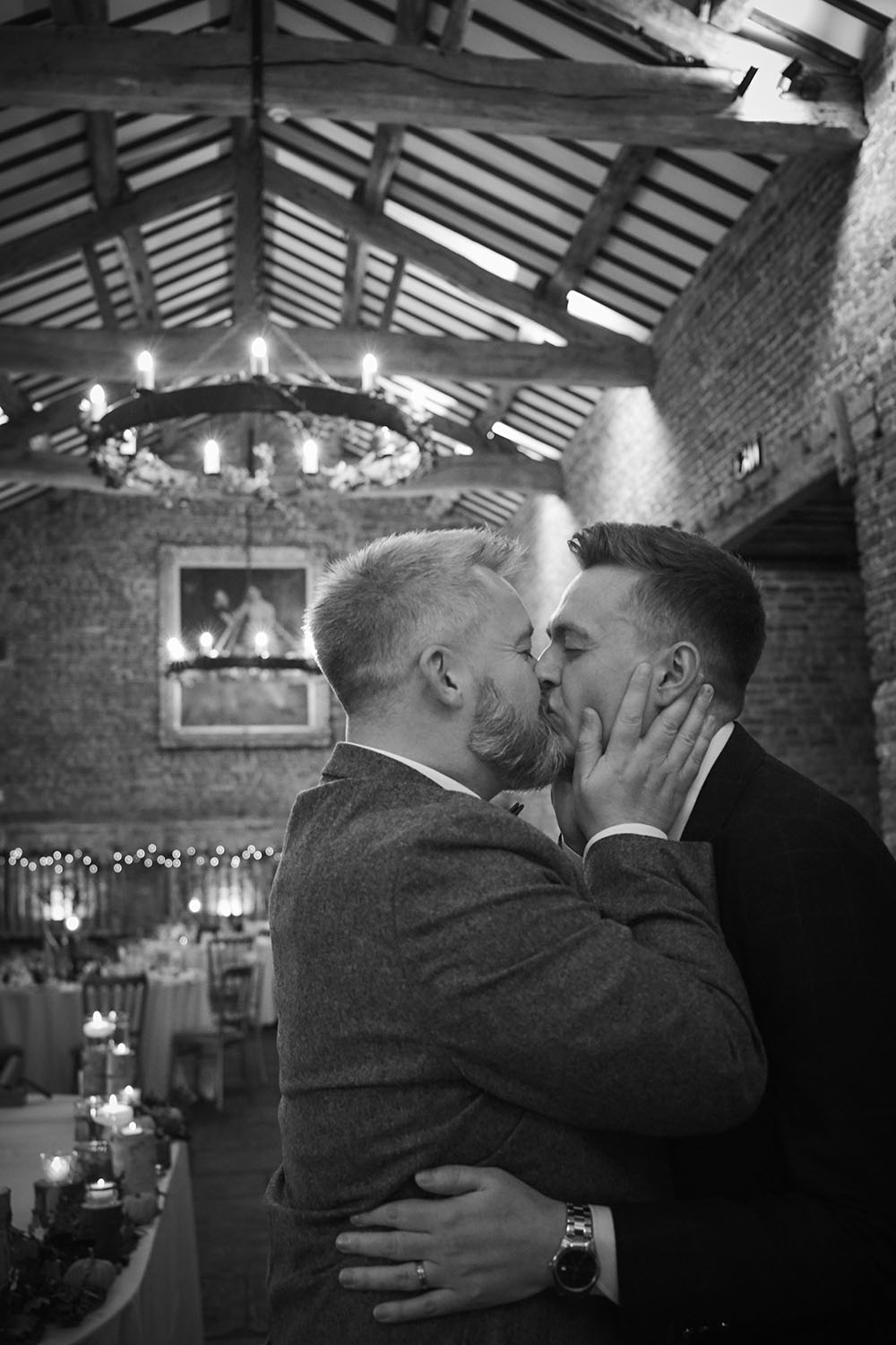 kiss 2 at gay wedding of Rory and Colin image by Hoult Photography via Gay Wedding Guide 1 5