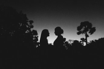 Lesbian Wedding Of Rachel Marianne Silhouette Image Copyright Elaine Palladino Photography Via Gay Wedding Guide 1 5 344X230