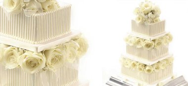 Little Venice Cake Company White Rose Wedding Cake On The Gay Wedding Guide Large 6 380X174
