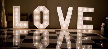 Love Sign At Warwick House Luxury Gay Weddiung Venue In Warwickshire 9 380X174