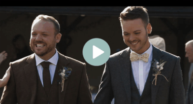 Married Chris And Dan Gay Wedding Essex Video White Dress Films Featured On The Gay Wedding Guide 4 380X205