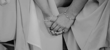 Married Lesbian Brides Hands By Nigel Evans Celebrant Gay Wedding Guide 6 380X174