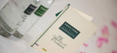 Menu At Pavilions Of Harrogate Wedding Venue Yorkshire Via The Gay Wedding Guide 9 380X174