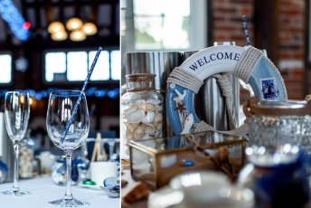 Nautical Theme Wedding Decor Real Lesbian Wedding Image Copyright Corina Oghina Via The Gay Wedding Guide 1 5 344X230