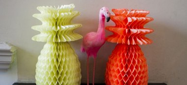 Pineapples And Flamingos At Real Gay Wedding Of Martin And Grey Copyright Jennifer Langridge 3 5 380X174