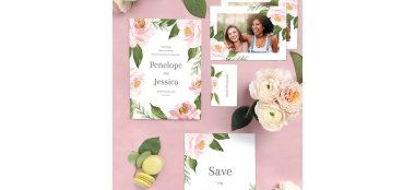Pink Lesbian Wedding Stationery By Optimalprint Cheap Wedding Stationery Gay Wedding Guide 6 380X174