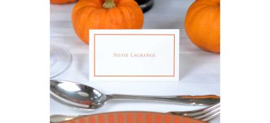 Place Card Gay Wedding Stationery Pemberley Fox Stationers Via The Gay Wedding Guide 6 380X174