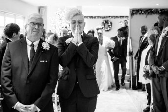 Praying Real Lesbian Wedding Image Copyright Corina Oghina Via The Gay Wedding Guide 1 5 344X230