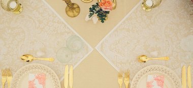 Pretty Lace Peach And White Wedding Table Decor View By Knot And Pop Luxury Wedding Planners London Via The Gay Wedding Guide 6 380X174
