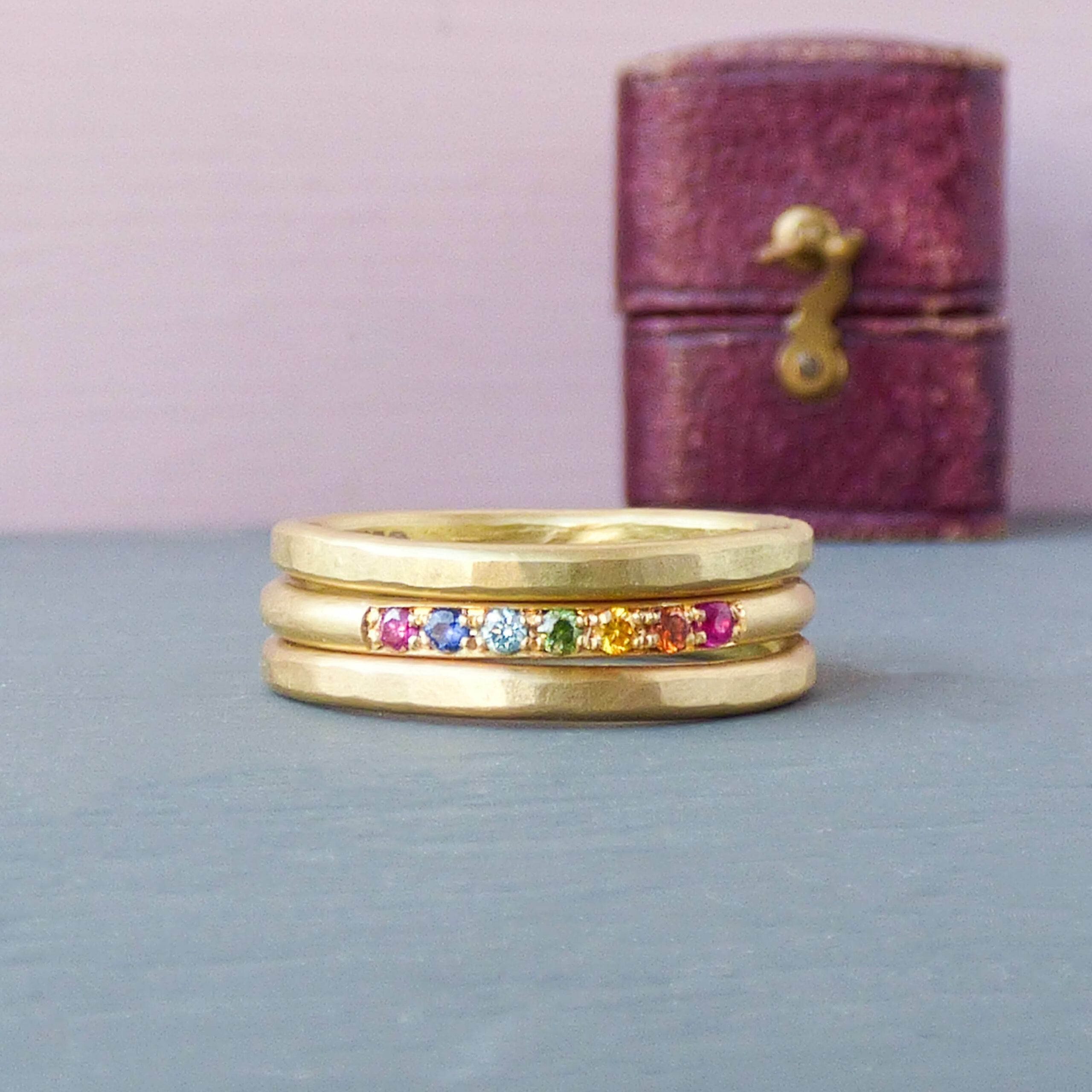 rainbow eliza and charly rings